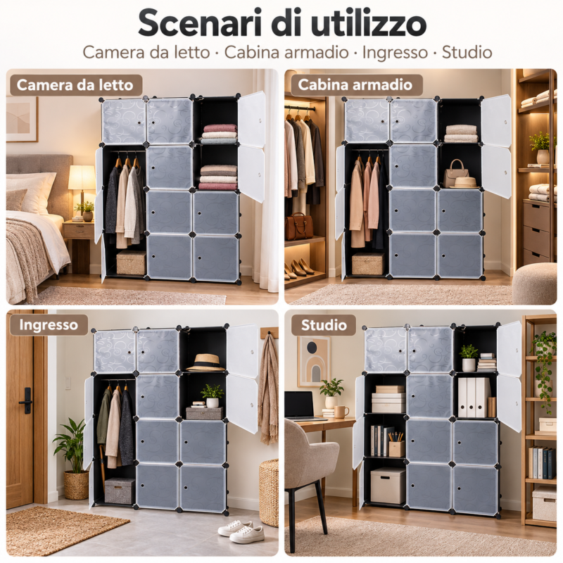 Armadio componibile salvaspazio 13 | Kesirio