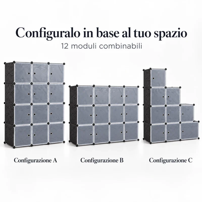 Armadio componibile salvaspazio 7 | Kesirio