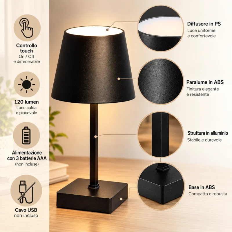 Lampada da tavolo led 10 | Kesirio