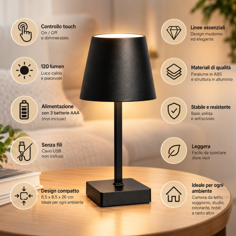Lampada da tavolo led 12 | Kesirio