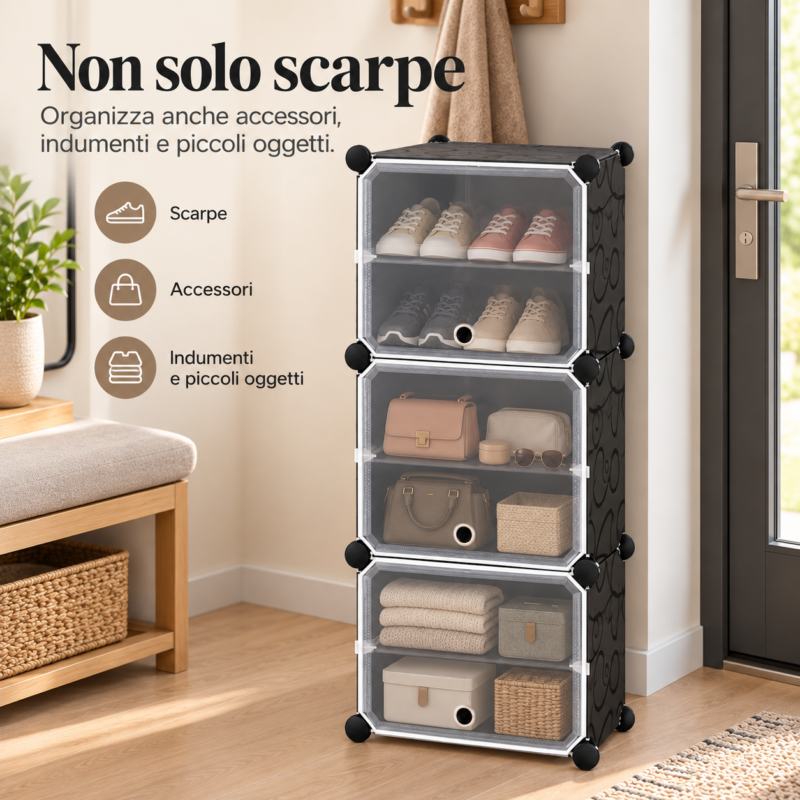 scarpiera salvaspazio 11 | Kesirio