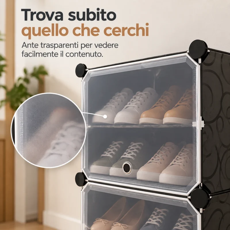 scarpiera salvaspazio 7 | Kesirio