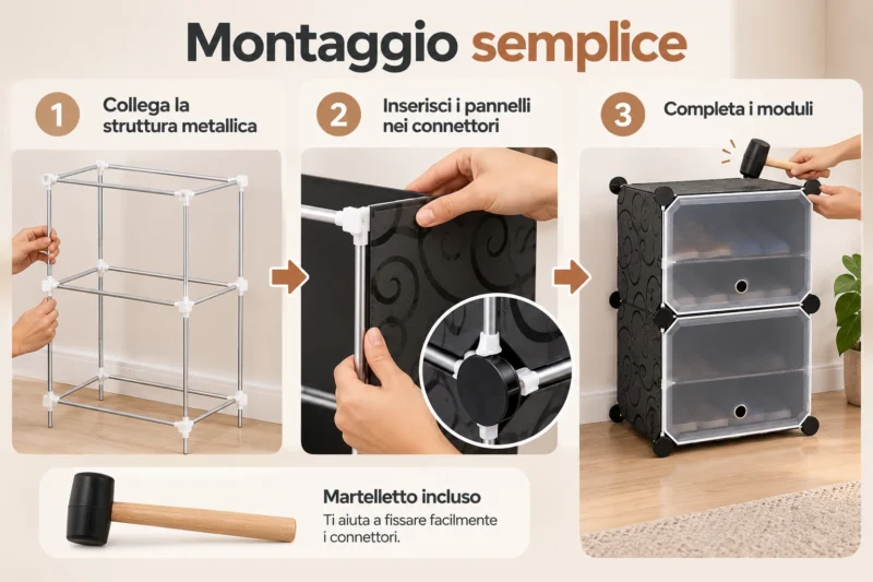 scarpiera salvaspazio 9 | Kesirio
